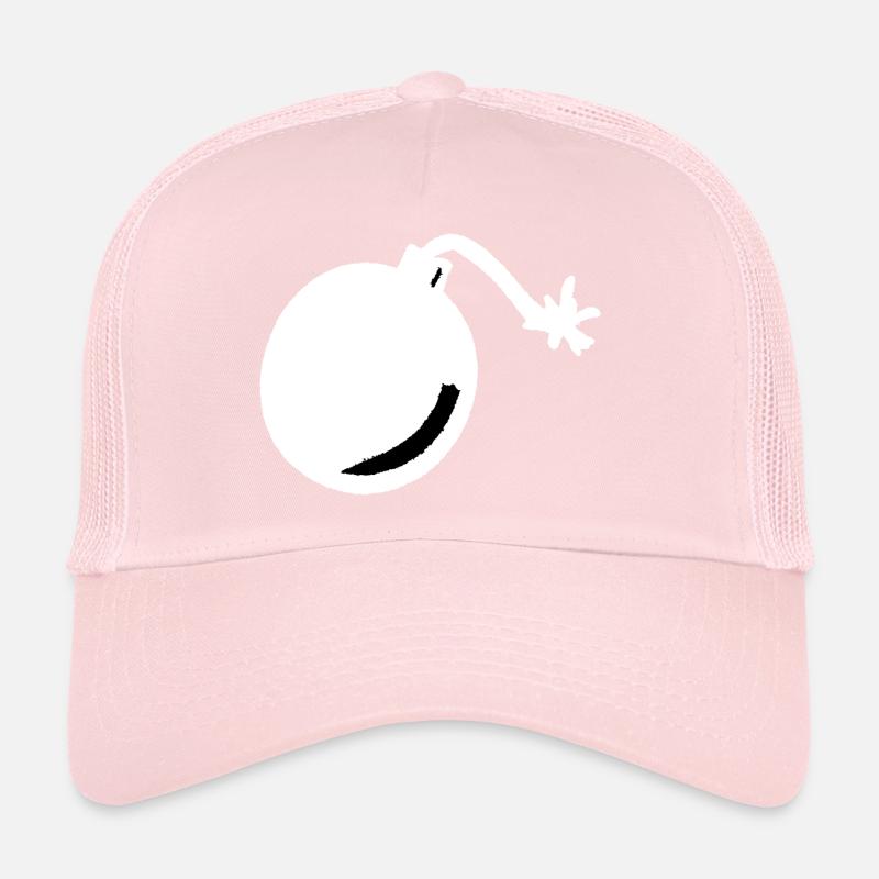 Bomb simple blanc Casquette trucker 