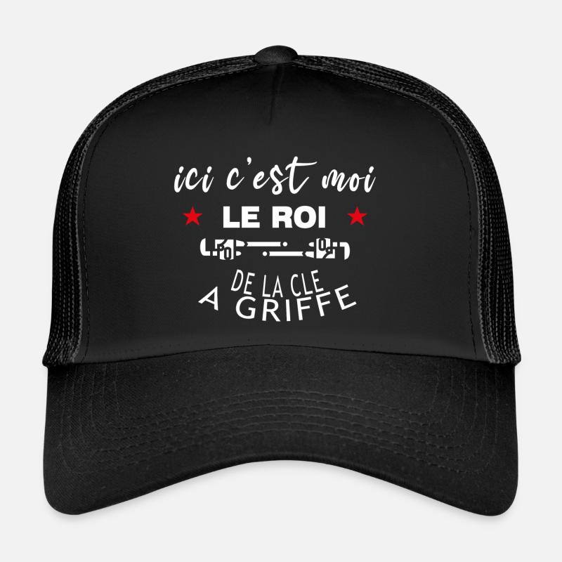 c'est moi le ROI de la clé à griffe Casquette trucker 