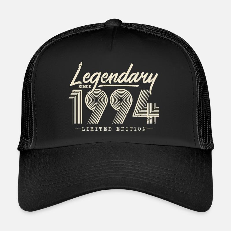 Legendär seit 1994 - Trucker Cap - Schwarz/Schwarz