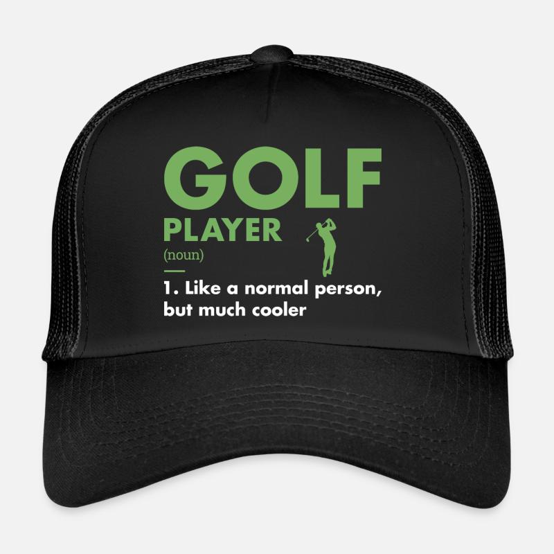 Sport Player Definition Golf Trucker Cap