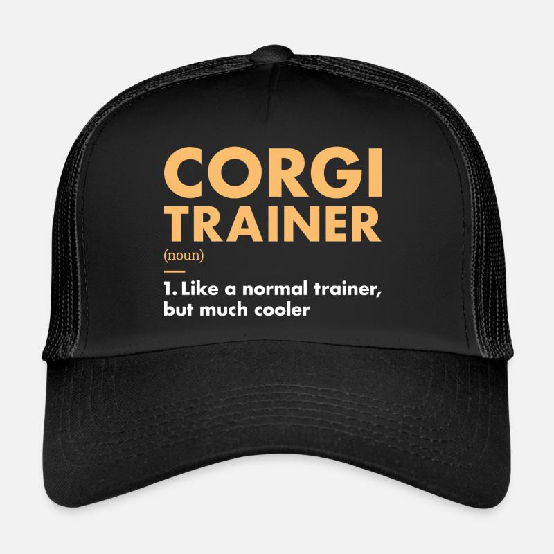 Dresseur de chien Corgi Definiton Casquette trucker 