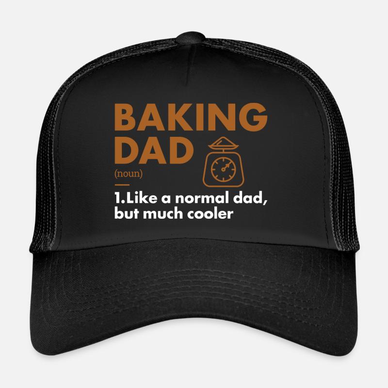 Baker Dad Definition Baking Trucker Cap
