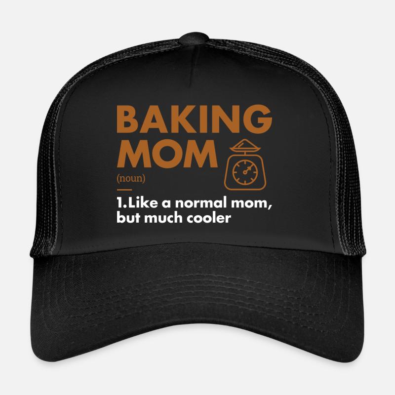 Baker Mom Definition Baking Trucker Cap