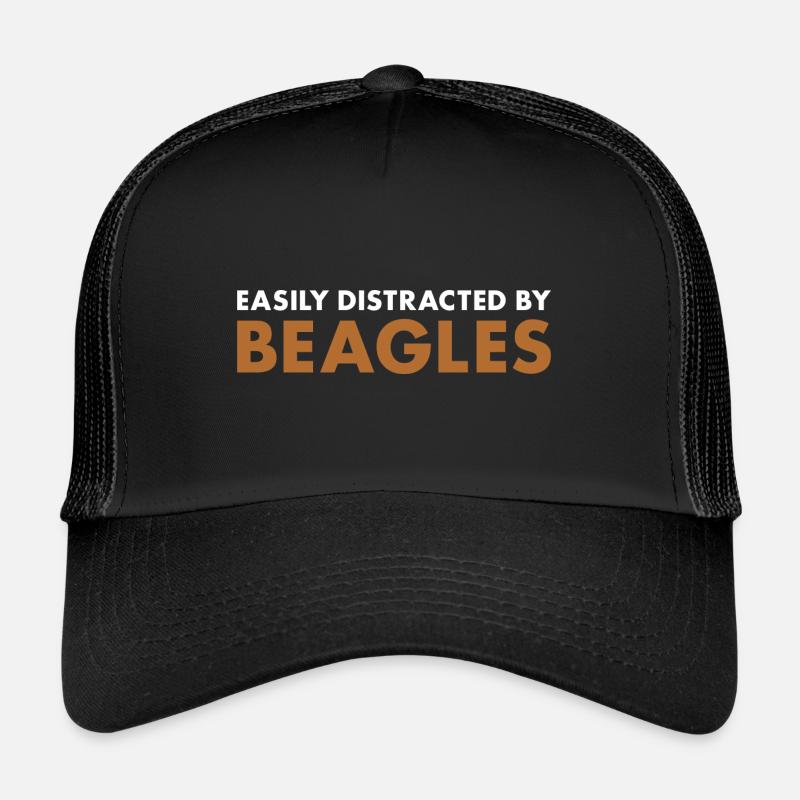 Easily Distracted By Beagle Trucker Cap