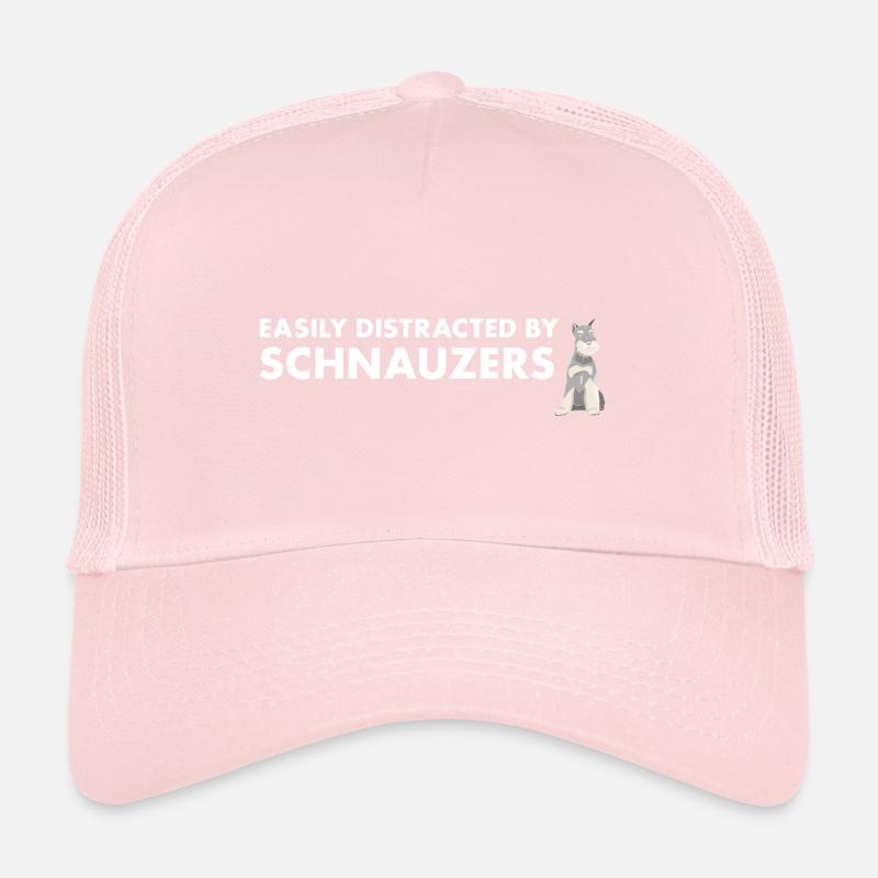 Easily Distracted By Schnauzer Trucker Cap