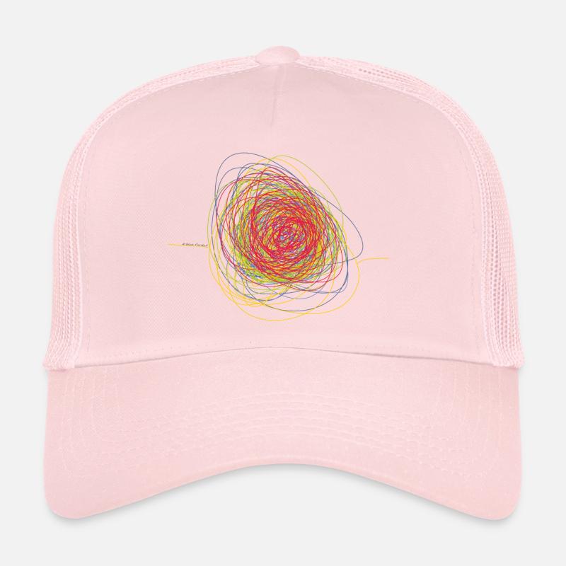 Colorful lines Trucker Cap