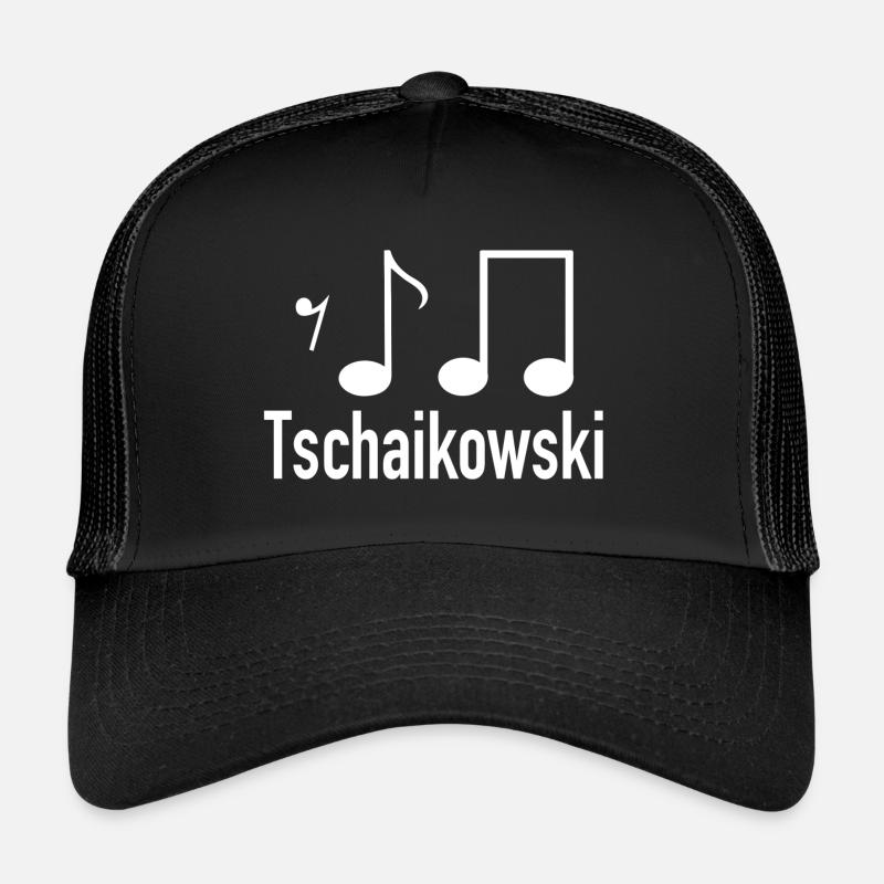 Tchaikovsky classical music - Trucker Cap - black/black