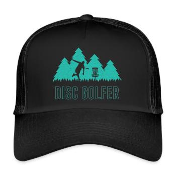 Disc Golf Players Disc Golf Disc Golf Players - Trucker Cap - black/black - Front