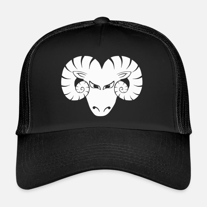 Widder - Trucker Cap - Schwarz/Schwarz