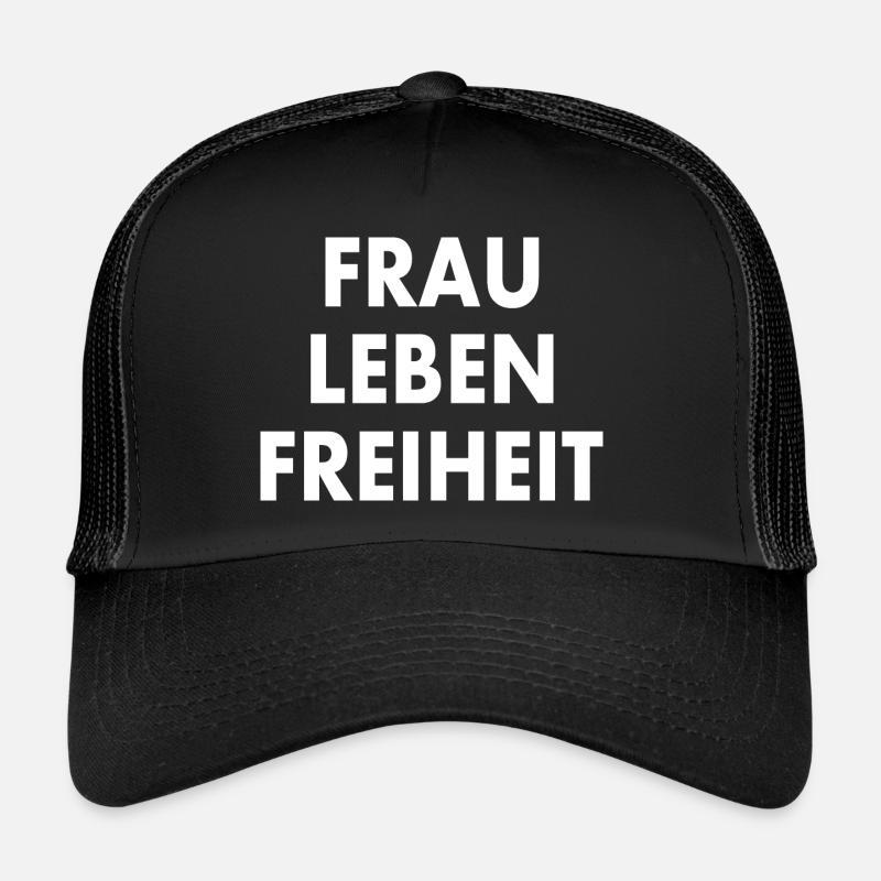 Frau leben freiheit Trucker Cap