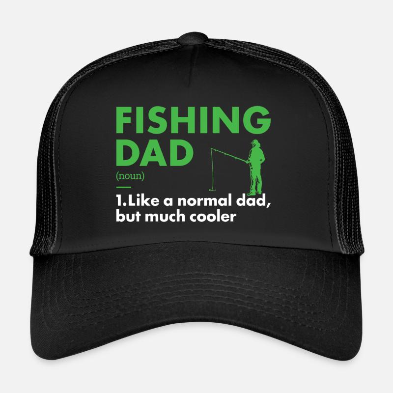 Fisher Dad Définition Pêche Casquette trucker 