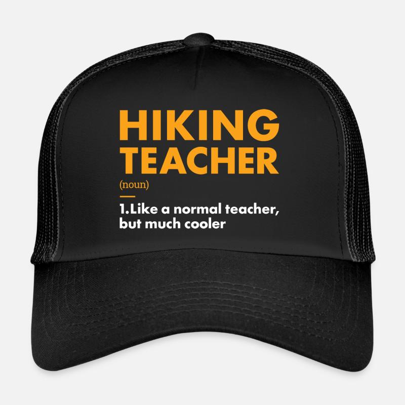 Randonneur Enseignant Définition Randonnée Casquette trucker 
