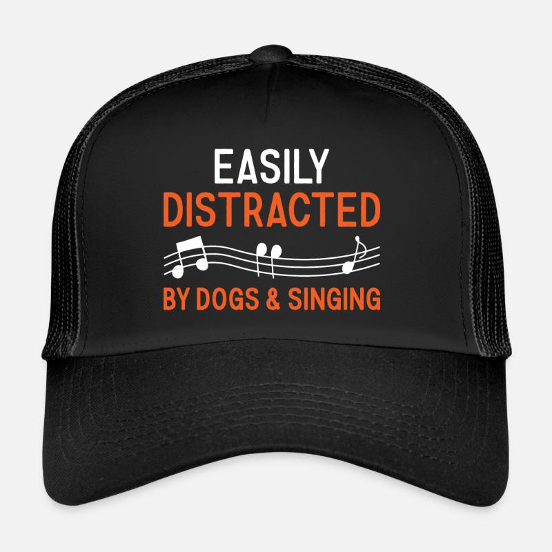 Singer Easily Distracted By Dogs And Singing Trucker Cap