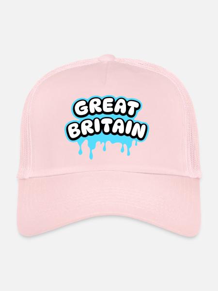 Great Britain - Trucker Cap - pale pink - Front