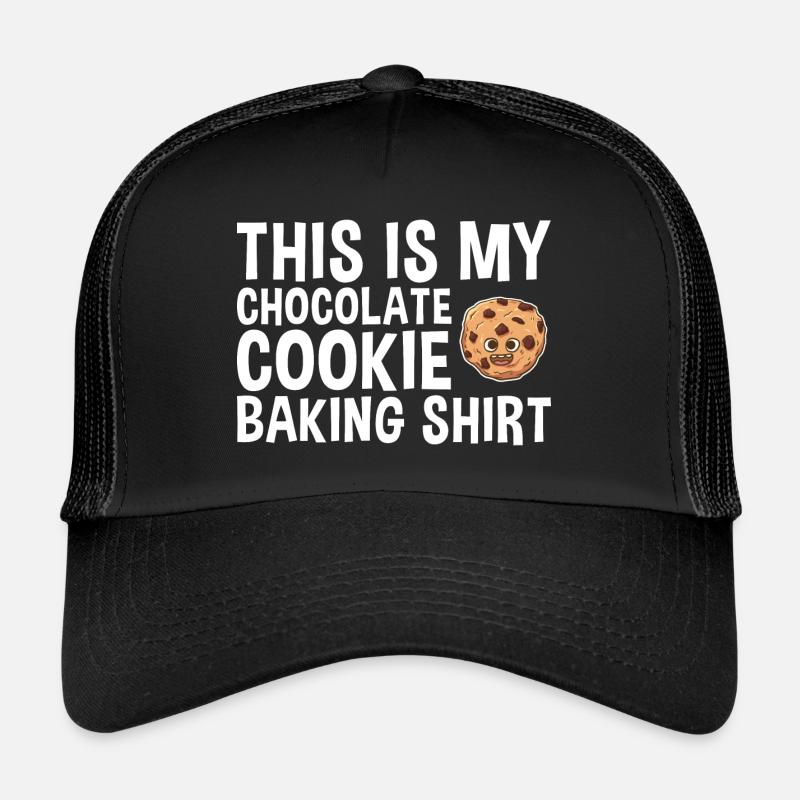 Cuisson au chocolat Biscuit de Noël Cuisson Biscuit - Casquette trucker  - noir/noir