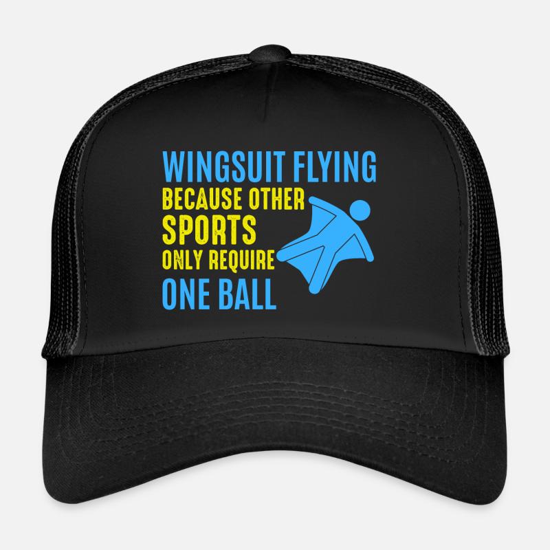 Wingsuit fliegen Base Jumping Fallschirmspringen Wingsuiting Trucker Cap