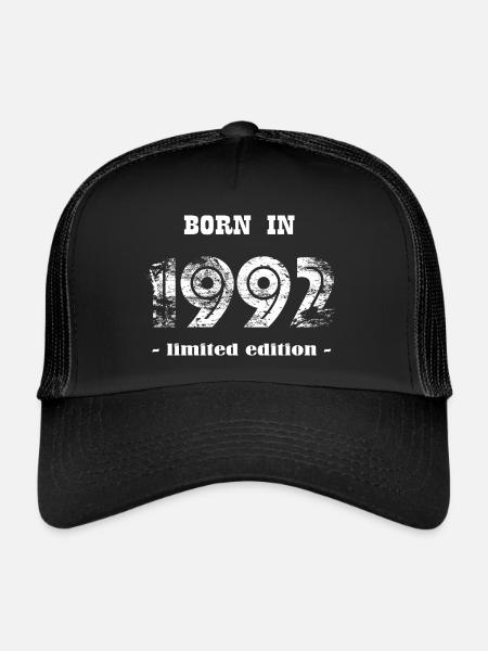 NÉ EN 1992 - édition limitée - Casquette trucker - noir/noir - Devant