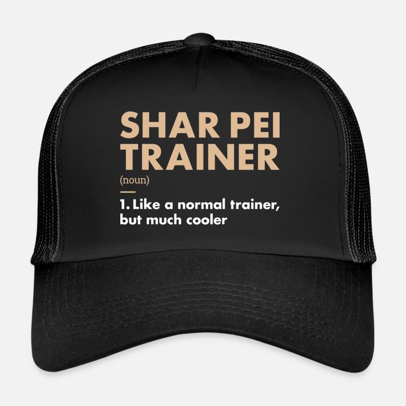 Shar Pei Entraîneur Definiton Casquette trucker 