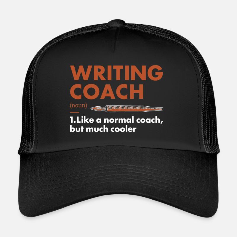 Rédaction de définitions de Writer Coach Casquette trucker 