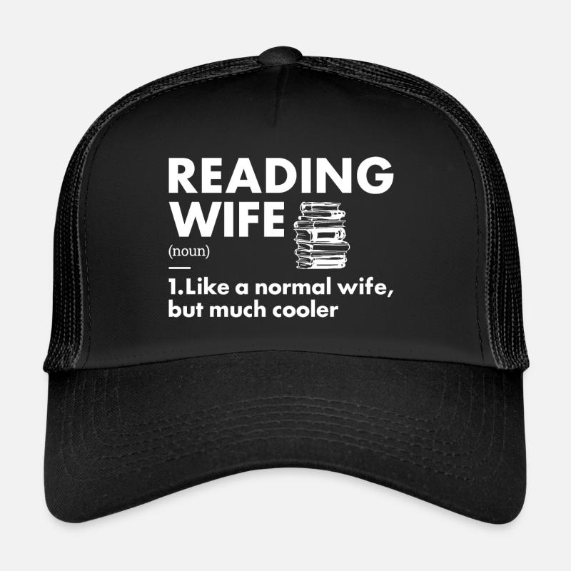 Reader Wife Definition Reading Trucker Cap