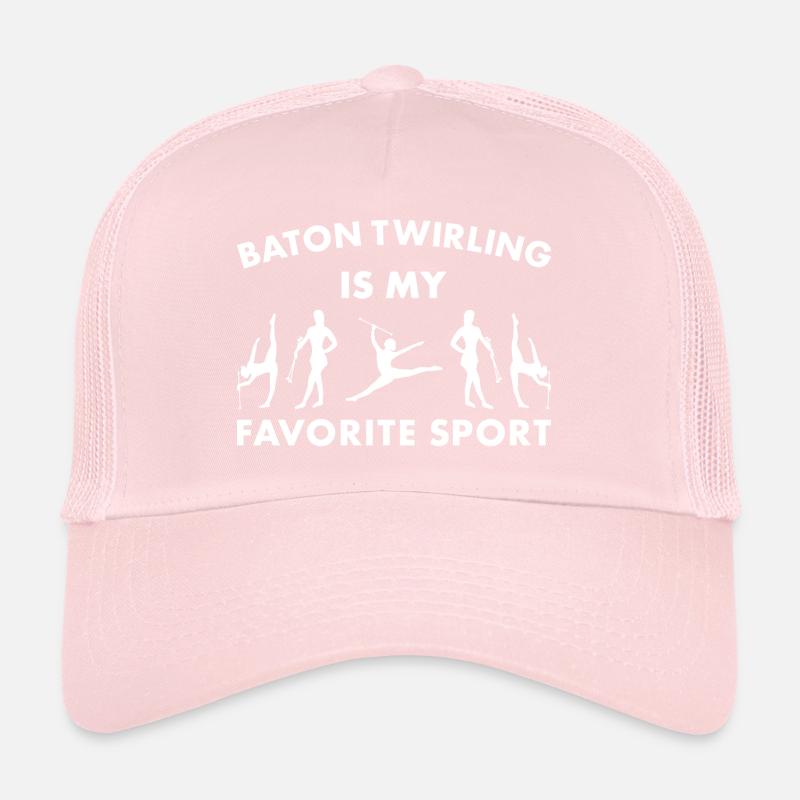 Le twirling bâton est mon twirler bâton de sport préféré Casquette trucker 