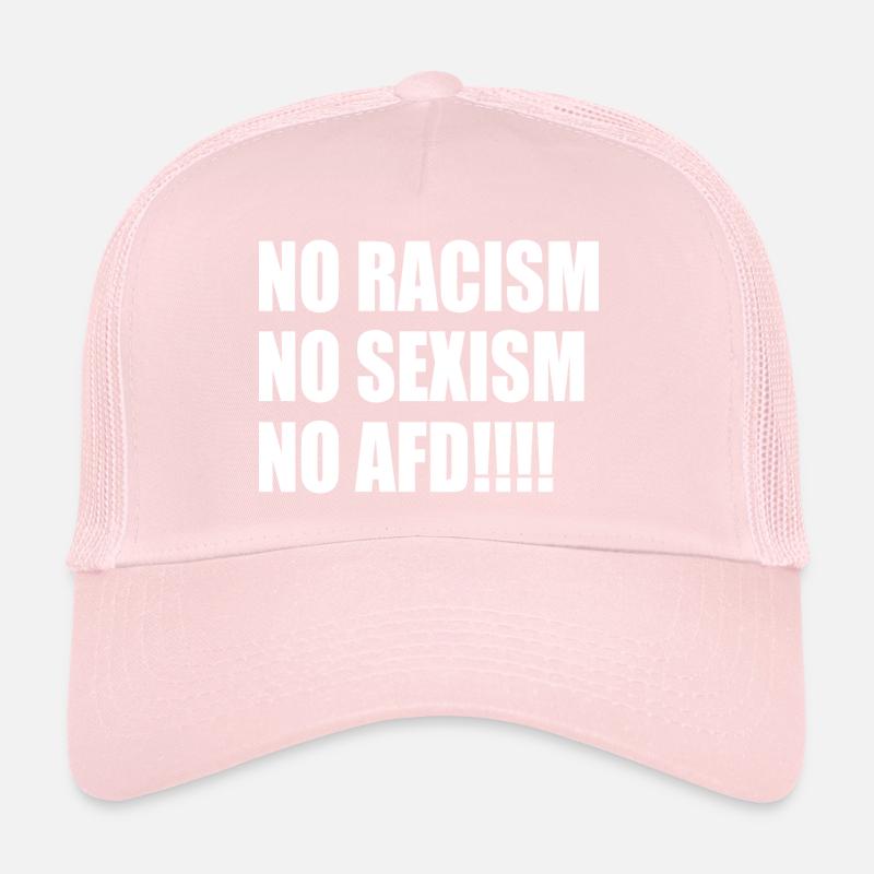 Pas de racisme, pas de sexisme, pas d’AfD Casquette trucker 