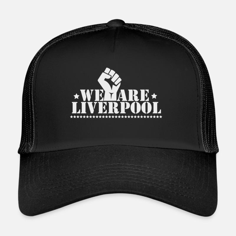 WIR SIND LIVERPOOL - Trucker Cap - Schwarz/Schwarz