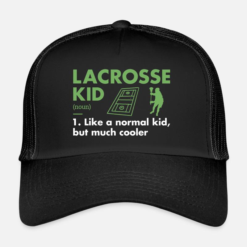 Sport Kid Definition Lacrosse Trucker Cap
