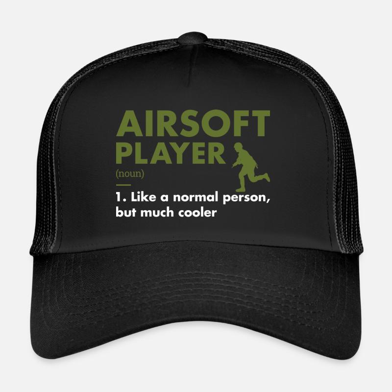 Sport Player Definition Airsoft Trucker Cap