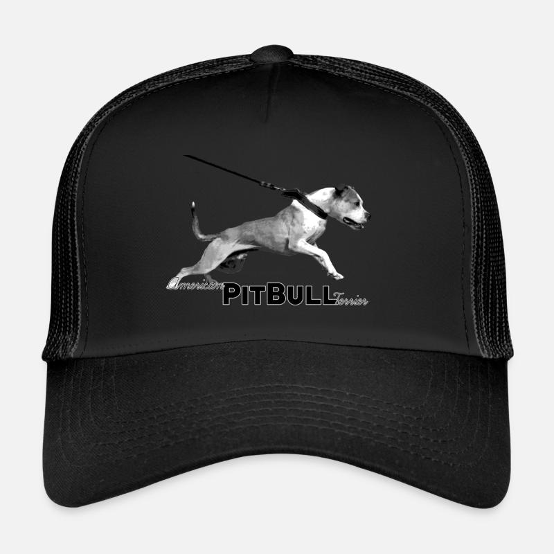 American Pitbull Terrier - Trucker Cap - Schwarz/Schwarz