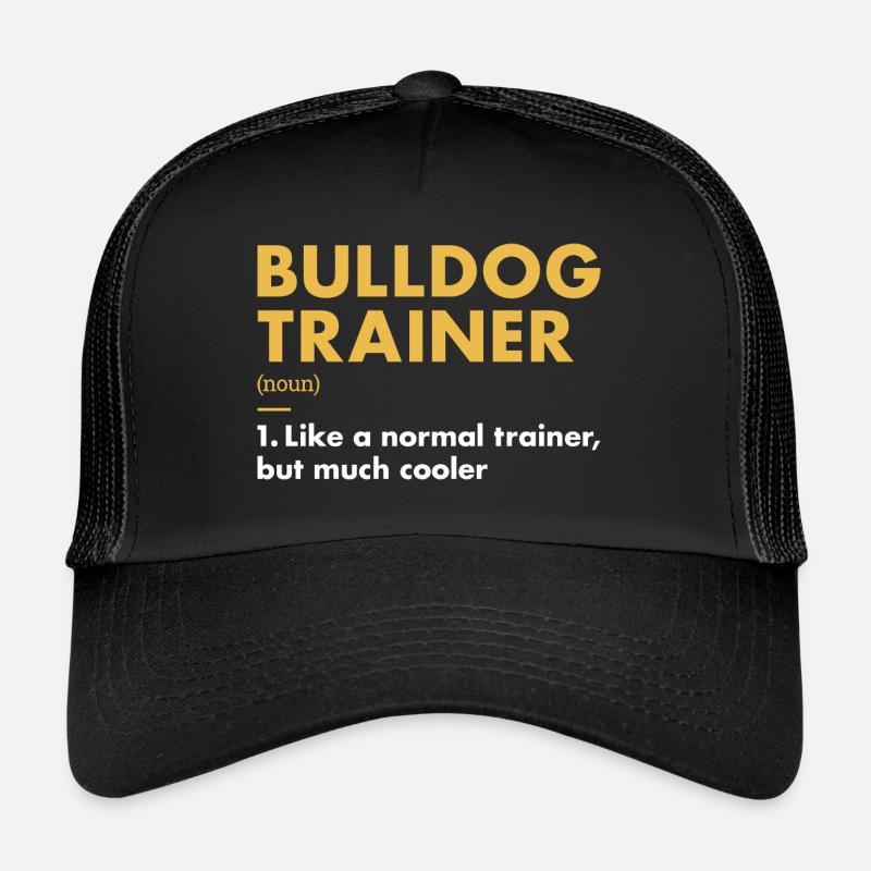 Définition de l’entraîneur de bouledogue Casquette trucker 