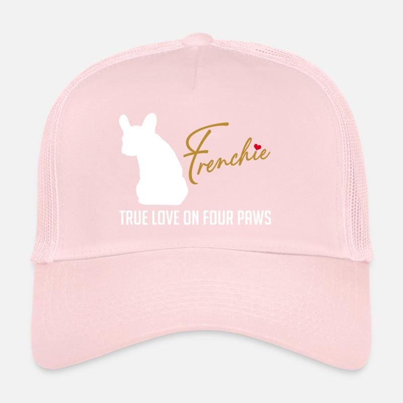 Frenchie amour sur quatre pattes Casquette trucker 