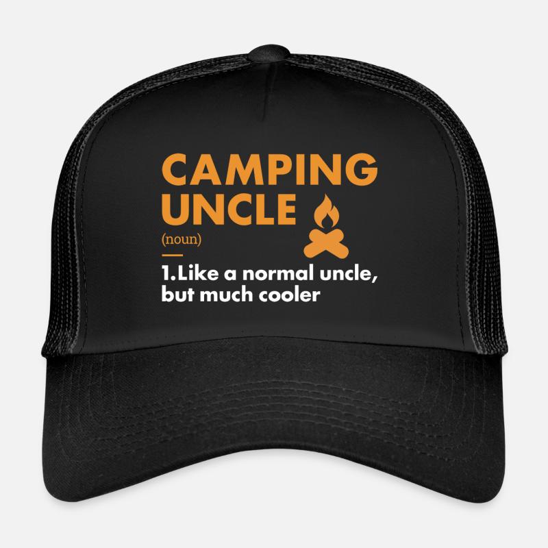 Camper Oncle Définition Camping Casquette trucker 