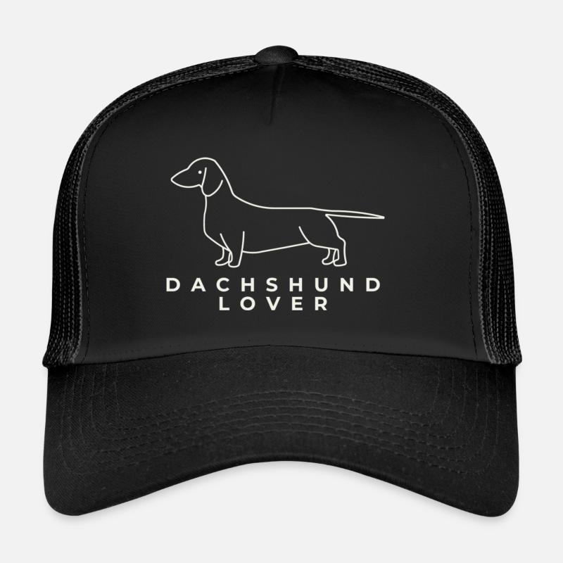 Motif teckel, Dachshund Lover Casquette trucker 