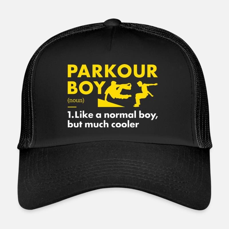 Traceur Boy Définition Parkour Casquette trucker 