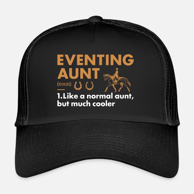Cavalier Tante Définition Concours complet Casquette trucker 