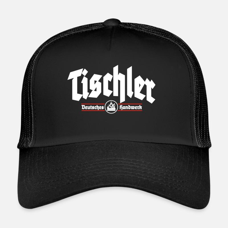 Tischler Deutsches Handwerk - Trucker Cap - Schwarz/Schwarz