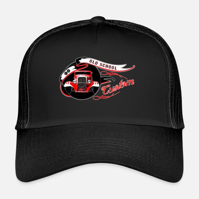 Hot rod - Trucker Cap - black/black