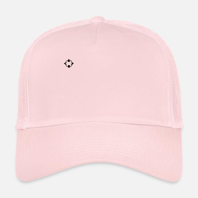 Kompass schwarz Geschenk Trucker Cap