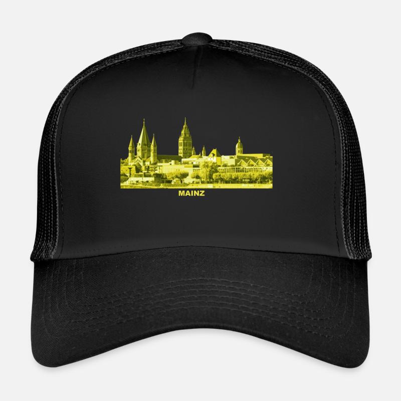 Capitale de l'État de Mainz Rhénanie-Palatinat Casquette trucker 