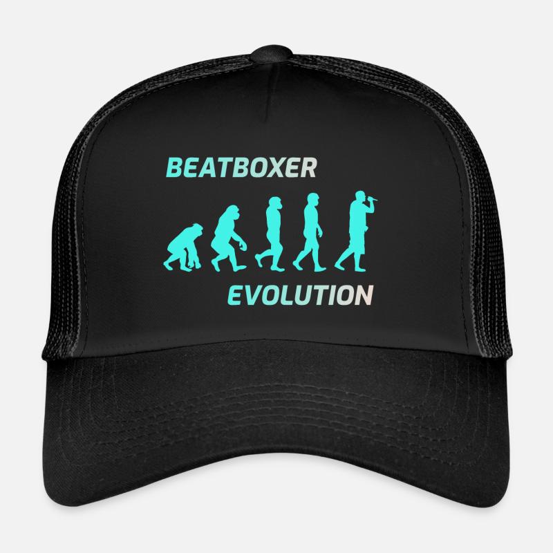 Evolution de Beatboxer Beatbox Beatboxing Casquette trucker 