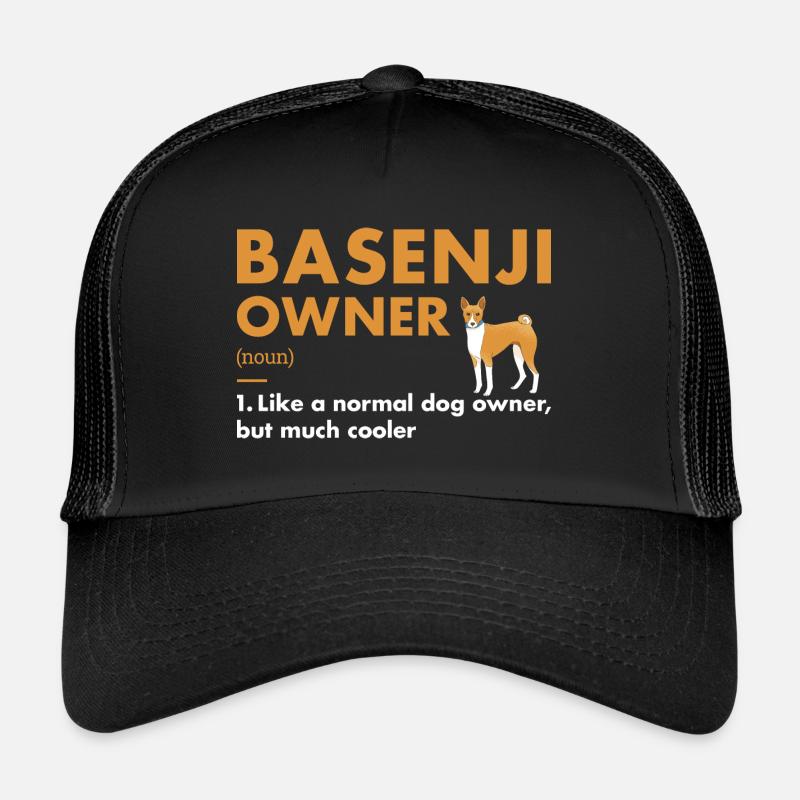 Dog Basenji Owner Definition Trucker Cap