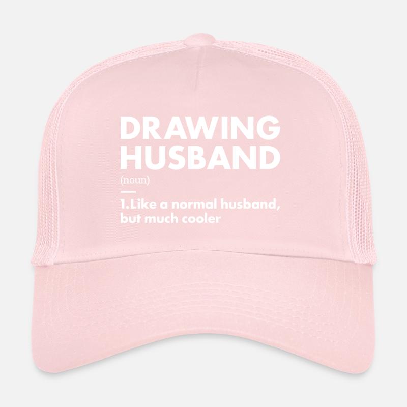 Drawer Husband Definition Drawing Trucker Cap