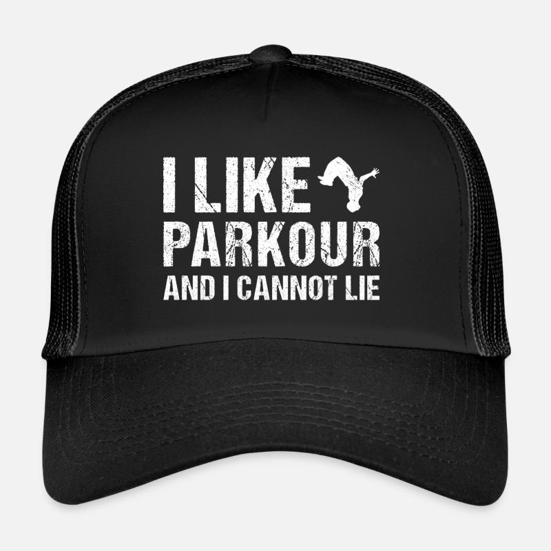 Traceur J’aime le parkour Casquette trucker 