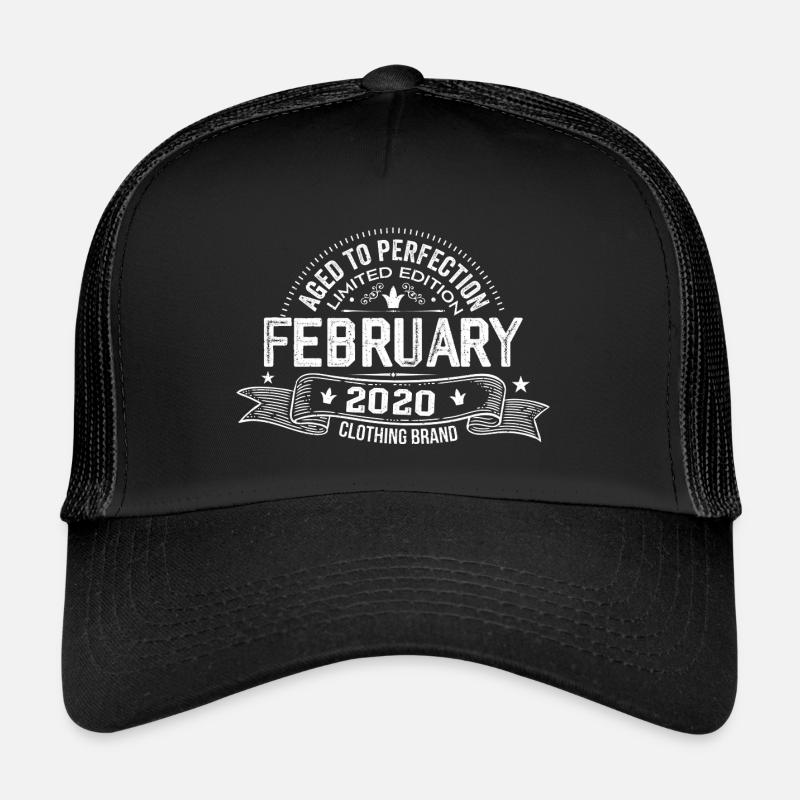 Februar 2020 - Februar 2020 Geburtstag 2020 Retro Trucker Cap