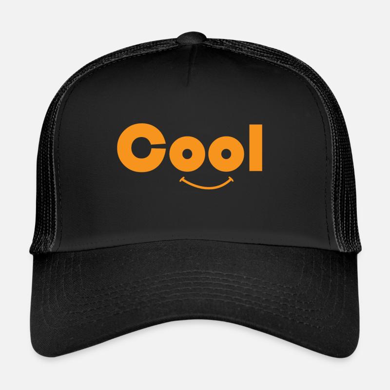 I am cool - Trucker Cap - black/black