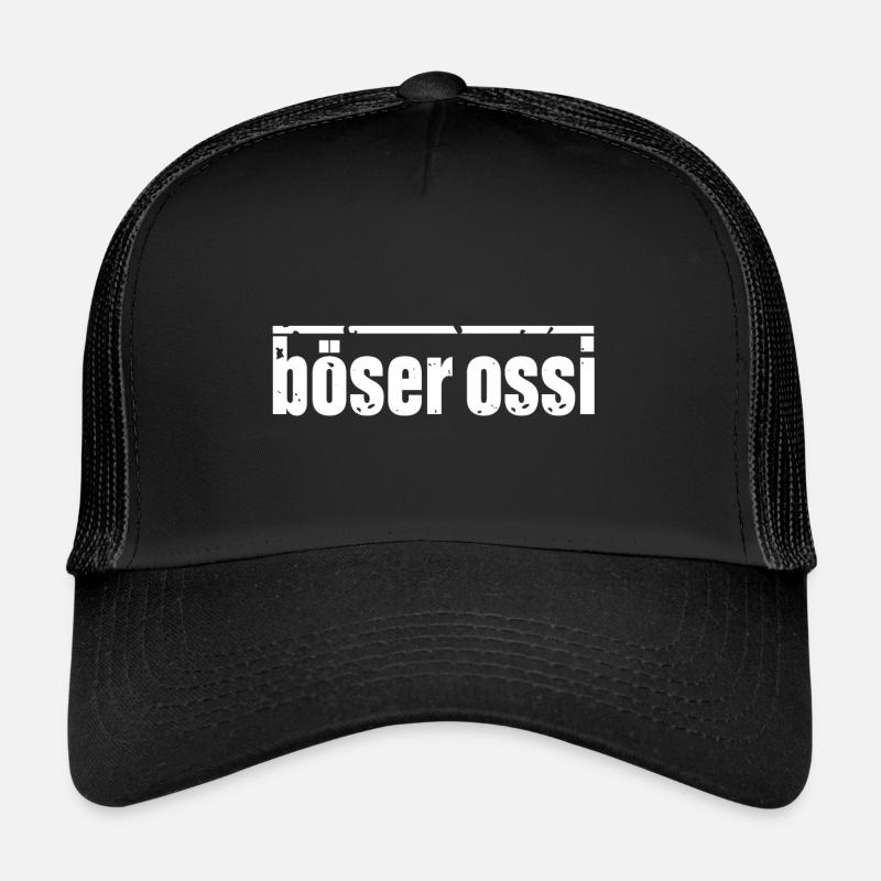 EVIL OSSI FUNNY EAST GDR SAYING GIFT Casquette trucker 