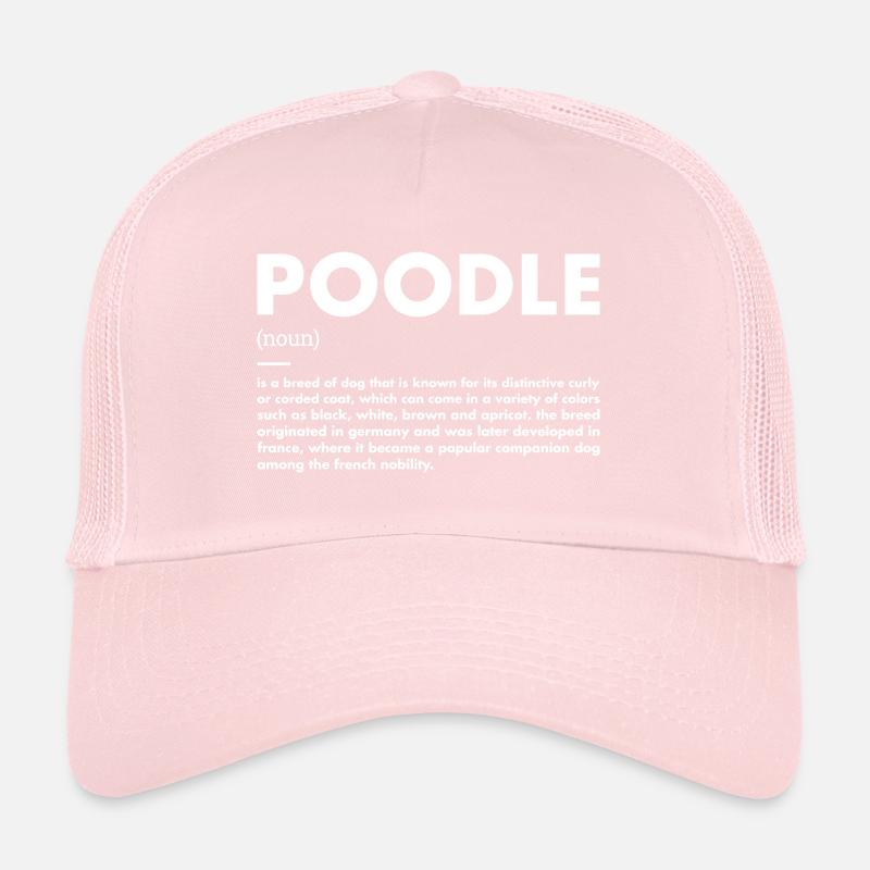 Définition du caniche Casquette trucker 