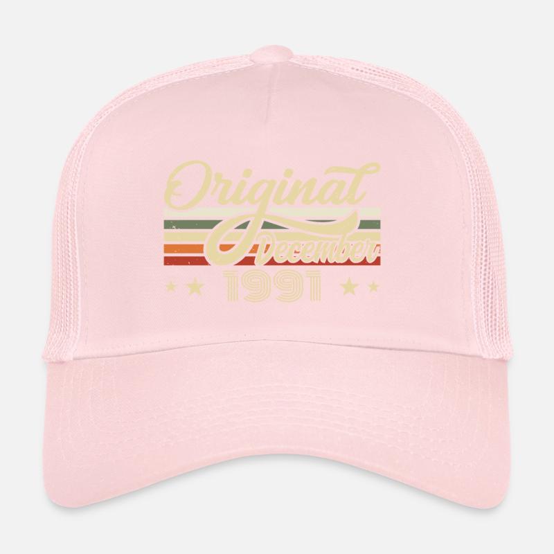 Décembre 1991 - Cadeau d’anniversaire Décembre 1991 Casquette trucker 