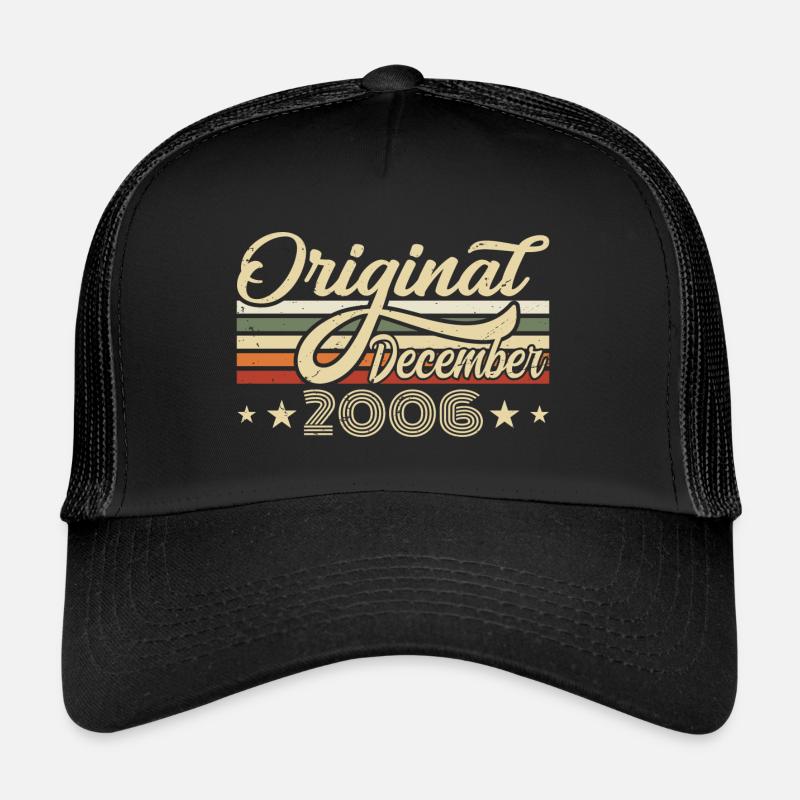 Décembre 2006 - Cadeau d’anniversaire Décembre 2006 Casquette trucker 